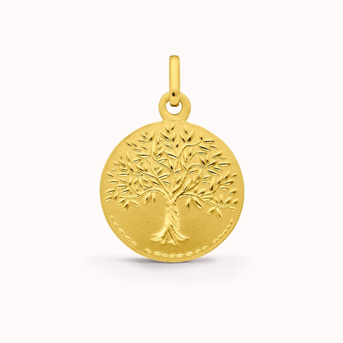 médaille arbre de vie majestueux en or jaune