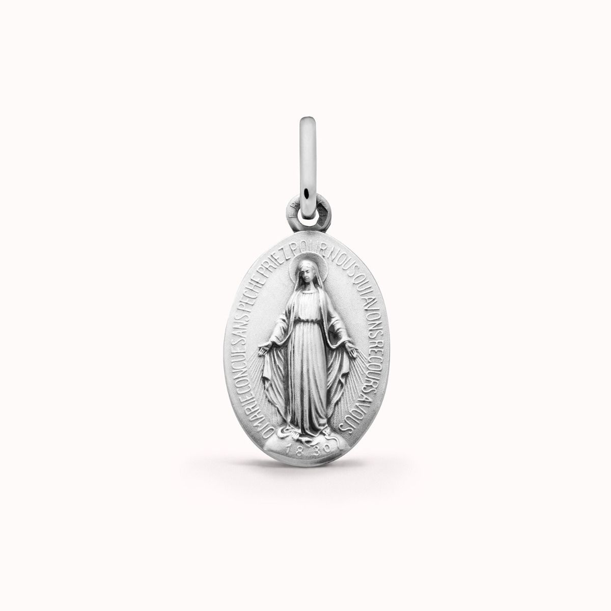 médaille Miraculeuse en argent patiné