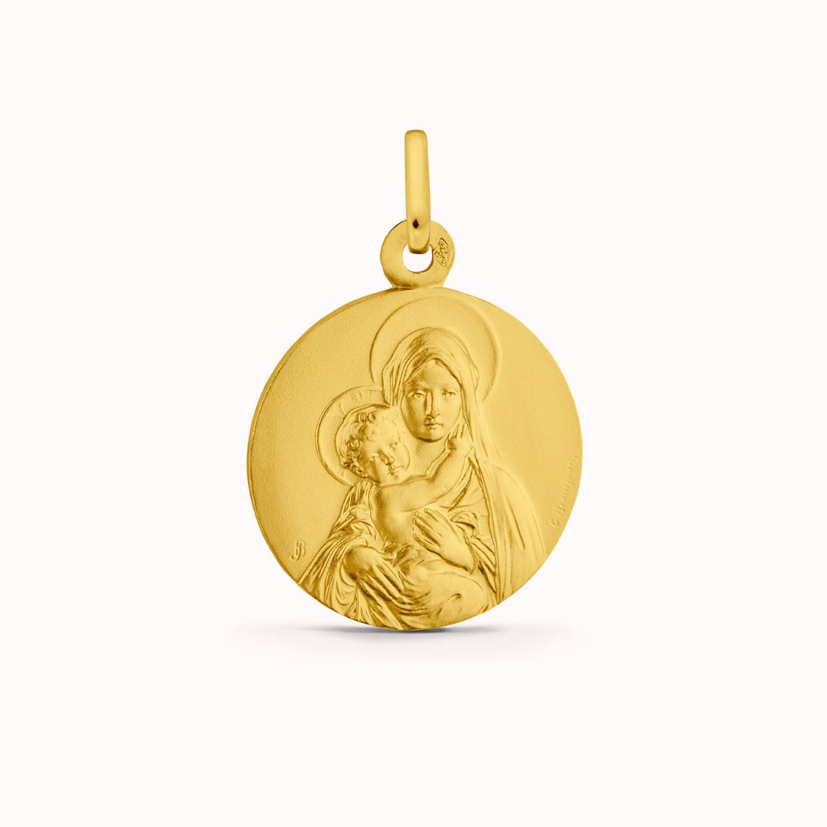 Médaille de baptême Vierge à l'Enfant