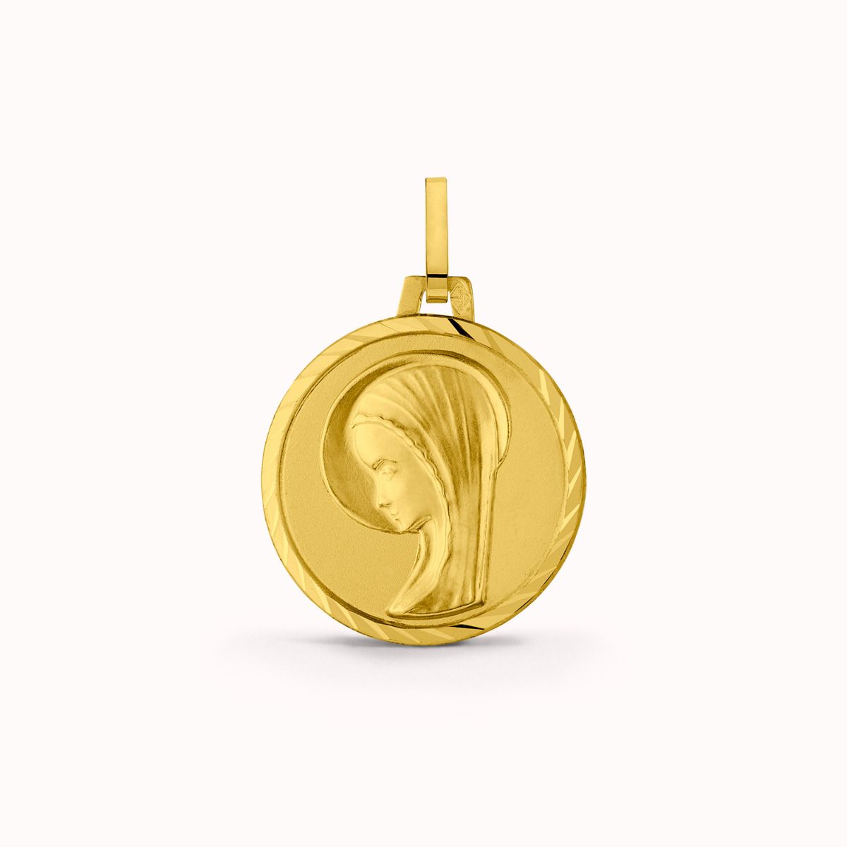 Médaille ronde mon étoile 16 mm | Or 18 Carats