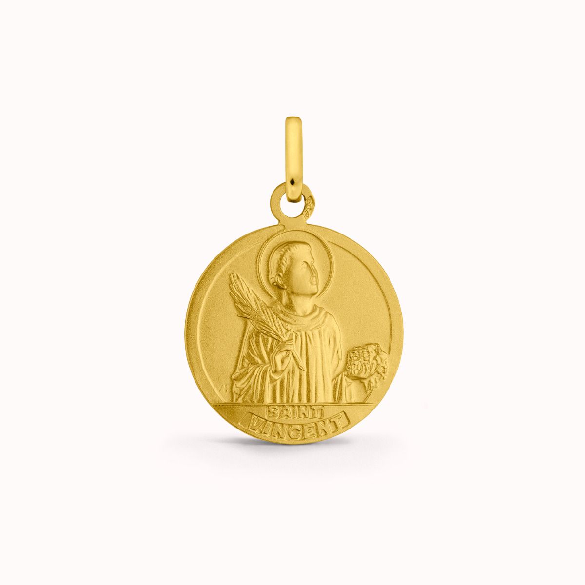 Ancienne Médaille St Vincent De Paul – Aluminium, époque 06